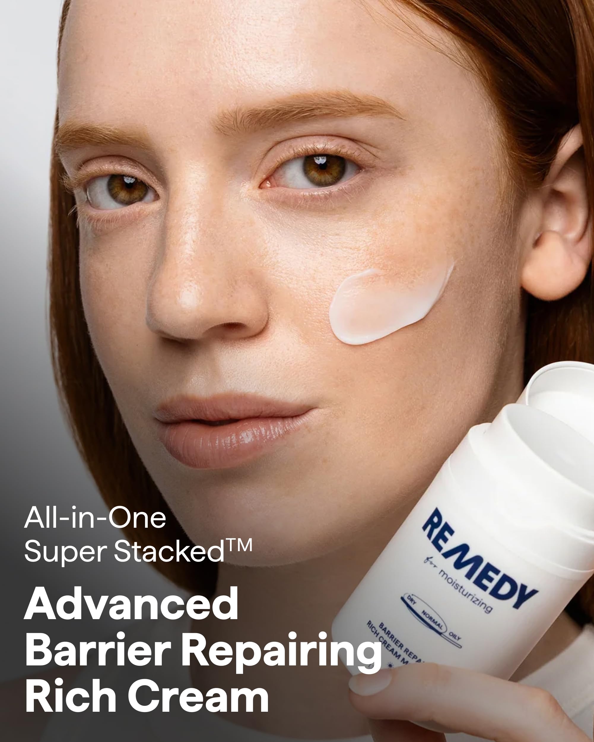 remedy rich barrier repairing cream for dry sensitive skin container side view