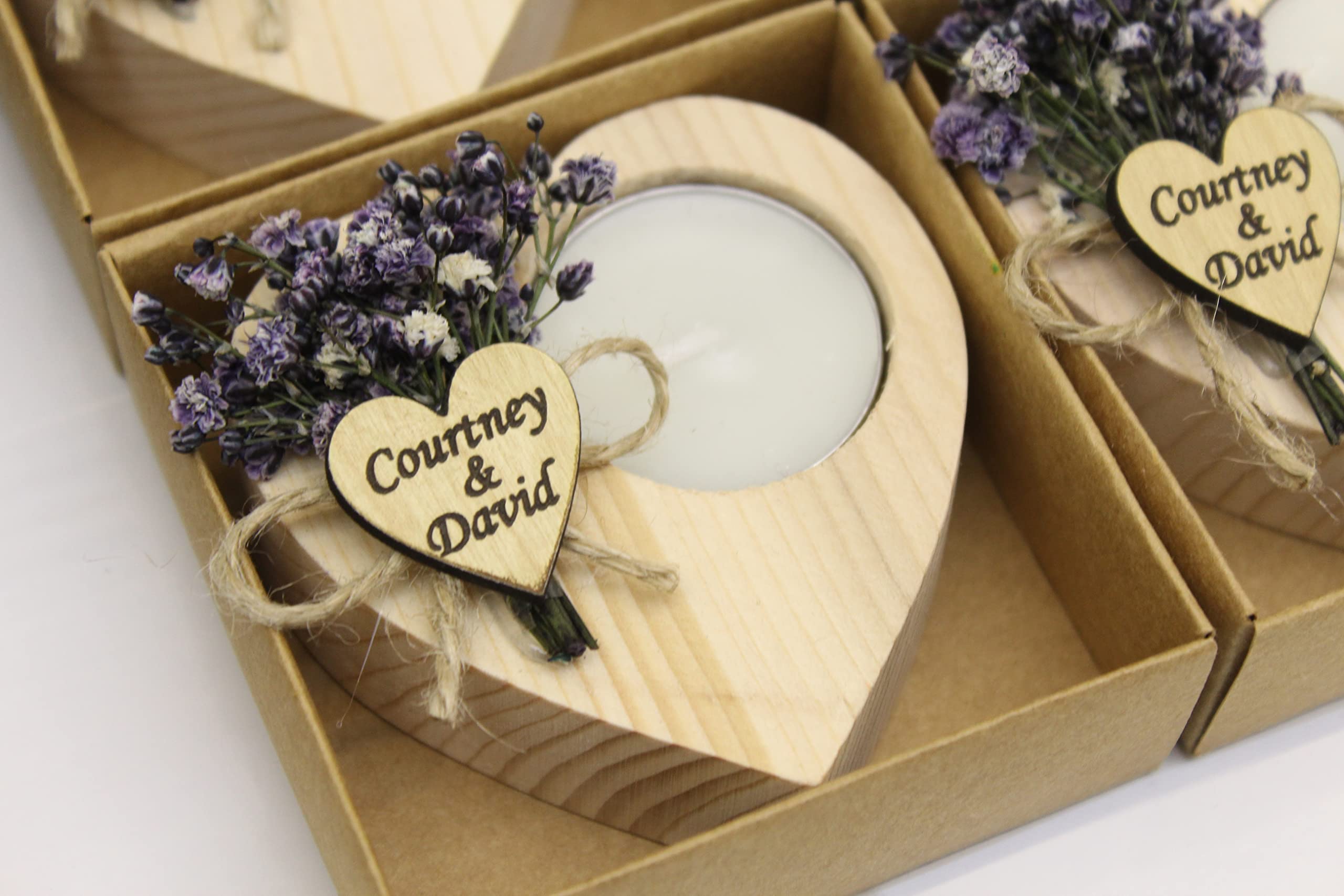 Remembrance favors memorial candle holder