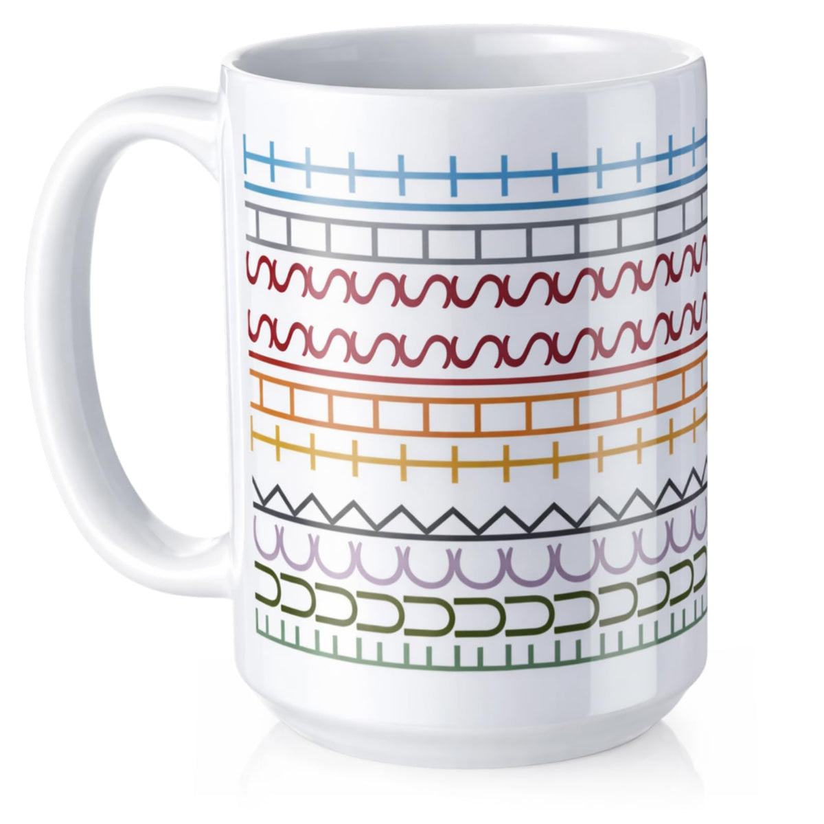 Remerry 15 oz hidden message coffee mug multicolor ceramic