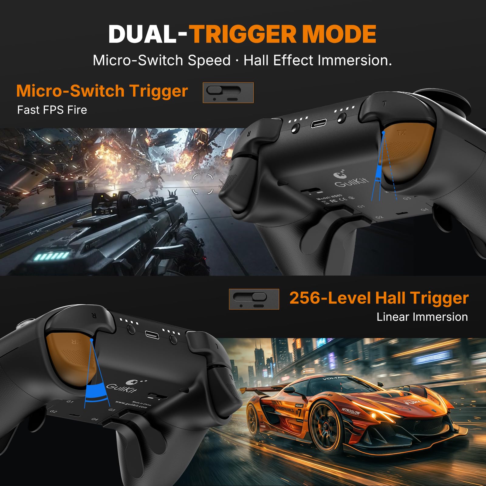 4 back paddles included with TT MAX