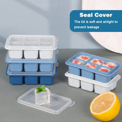 BPA free food-grade silicone ice cube tray set
