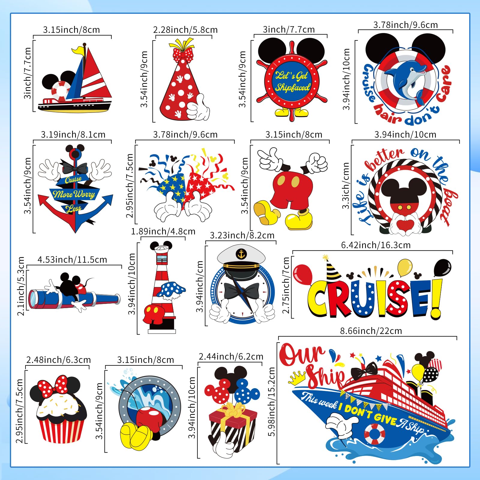 Removable magnetic decals for cars refrigerators and cruise doors