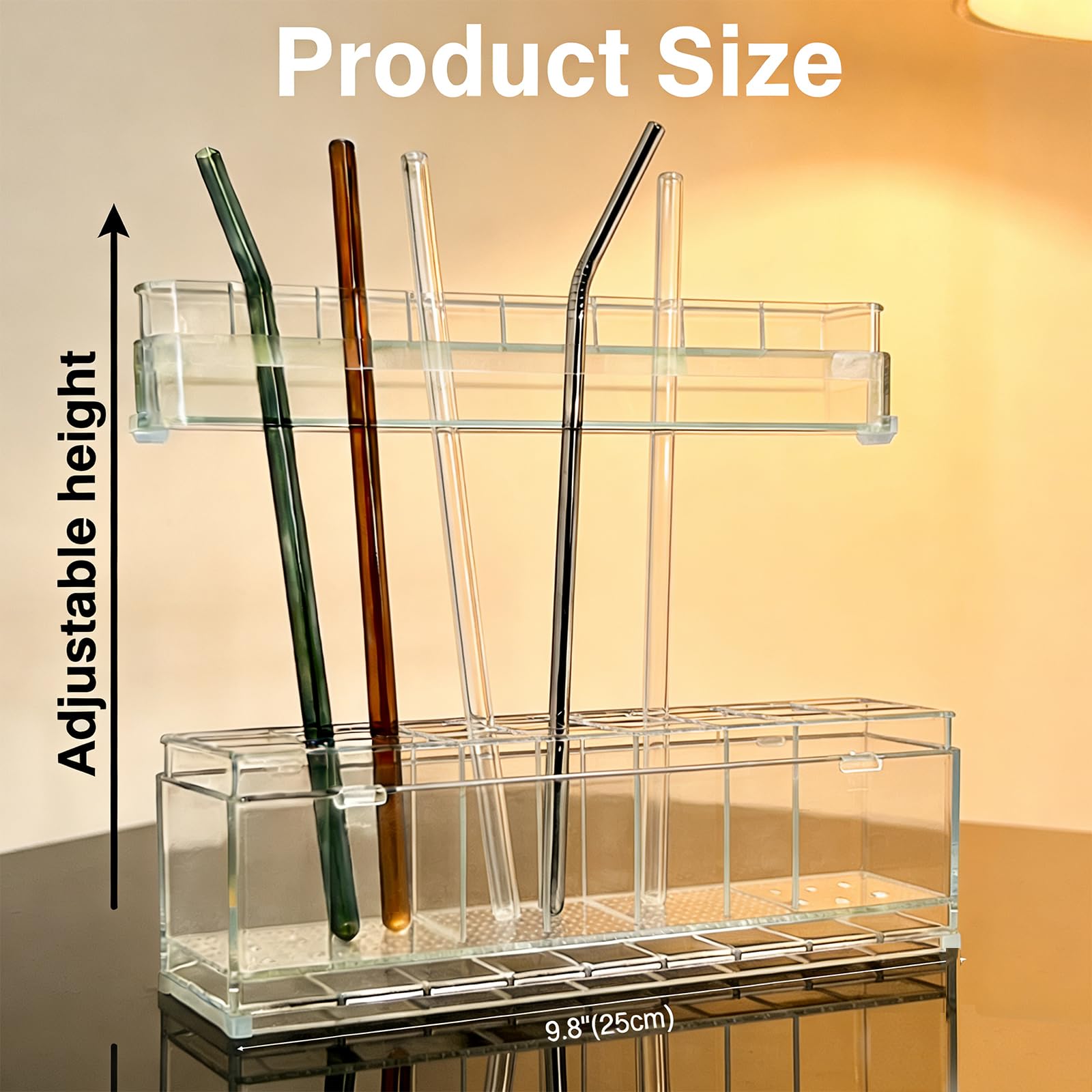removable and washable straw organizer