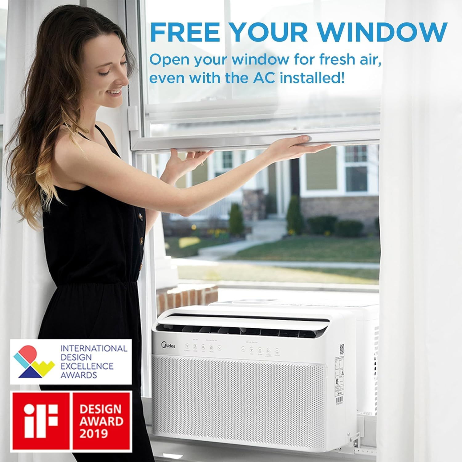 Ultra quiet operation 32 dBA Midea U AC