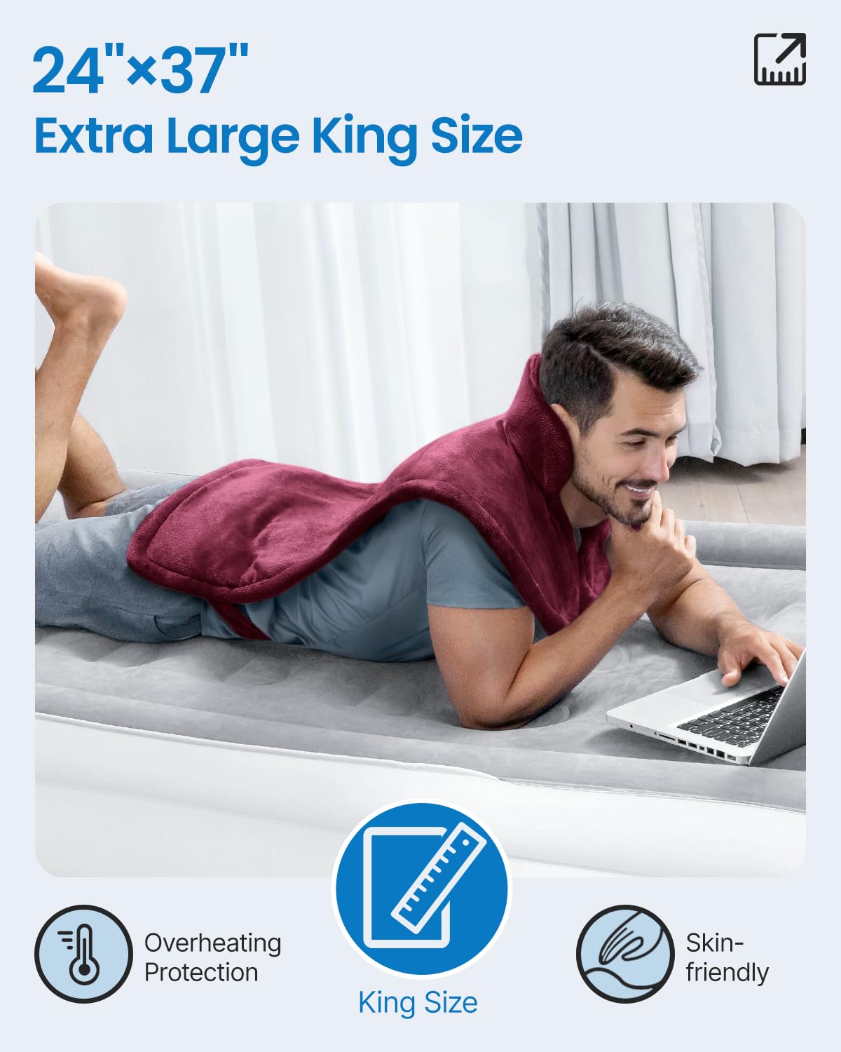 ETL certified heating pad by RENPHO