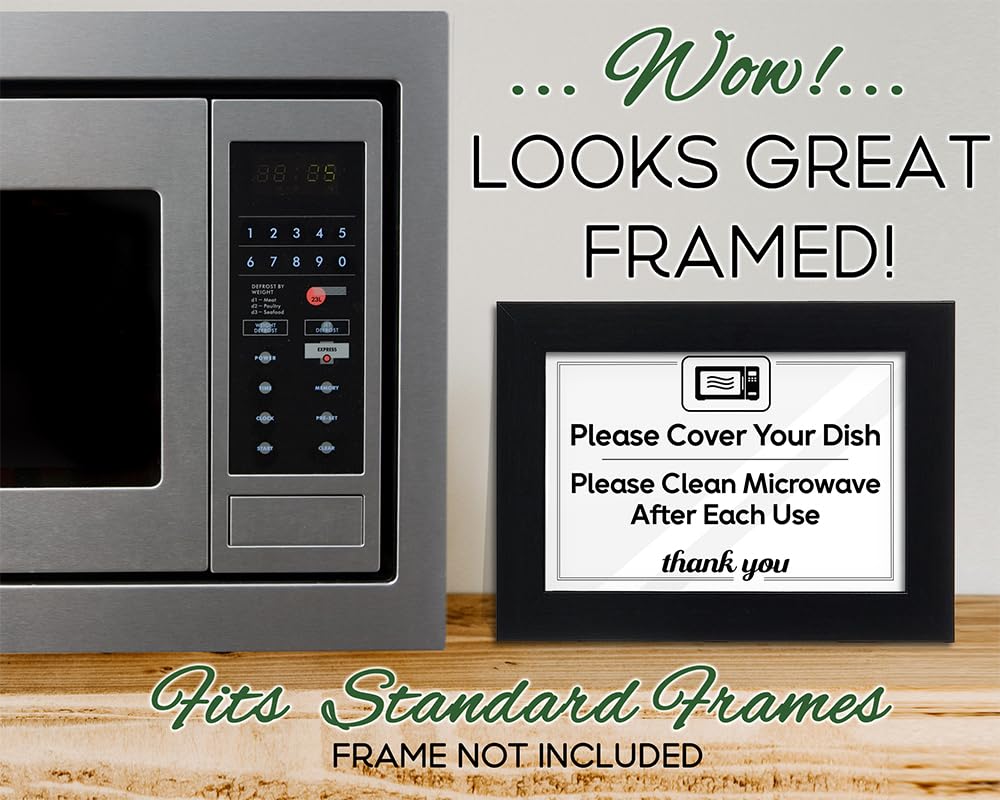 Rental home necessities kitchen sign