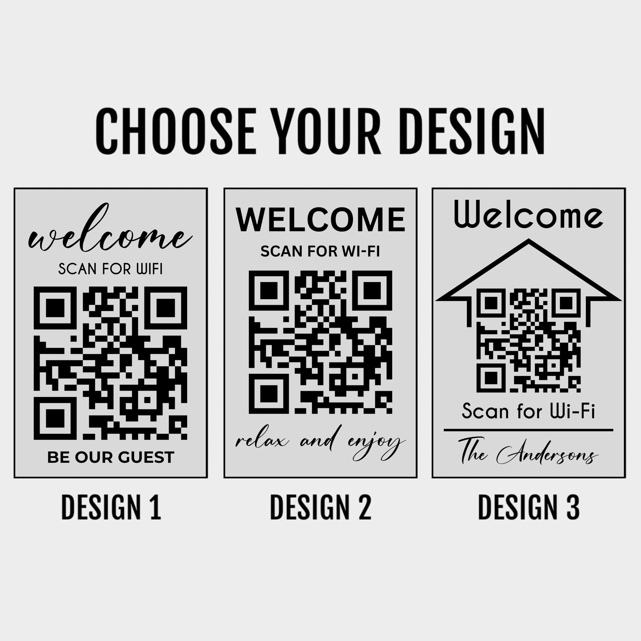 Tabletop display wifi sign with optional wall mounting