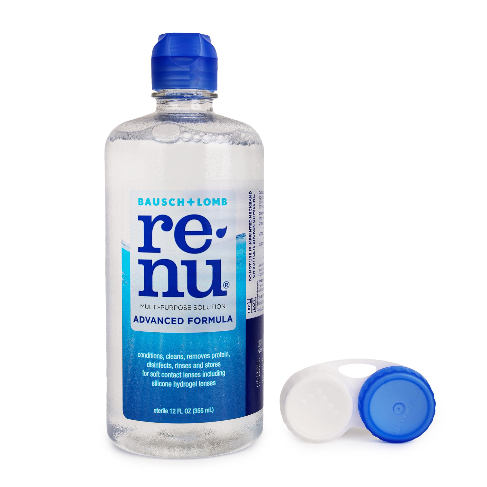 Renu case included with multi-purpose solution