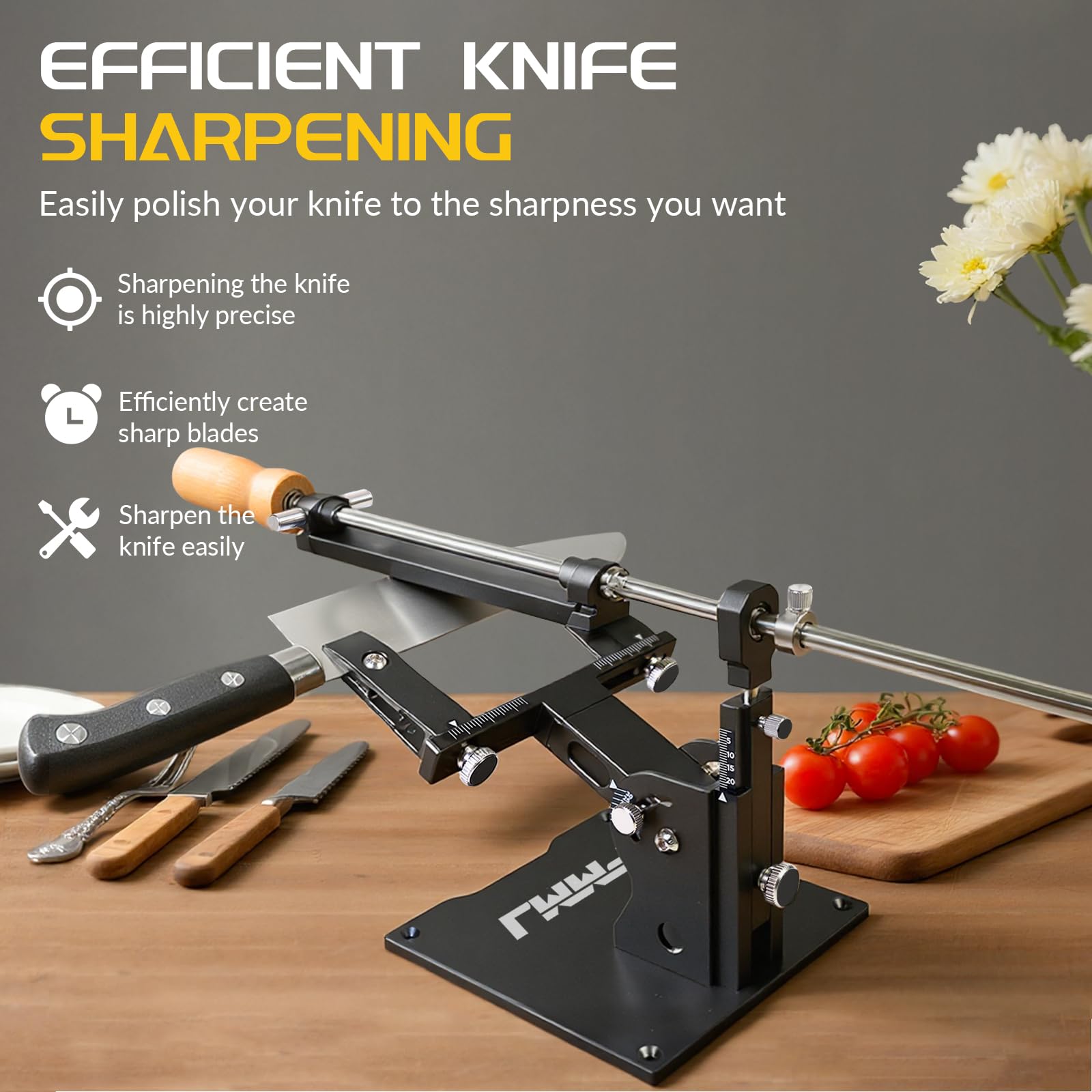Repair knife sharpening kit with 2000 grit diamond stone