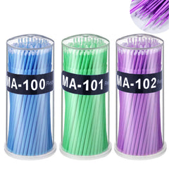300 Pcs Repair Paint Brushes blue 2.5mm tip