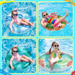 Repair patches included for PVC pool floats