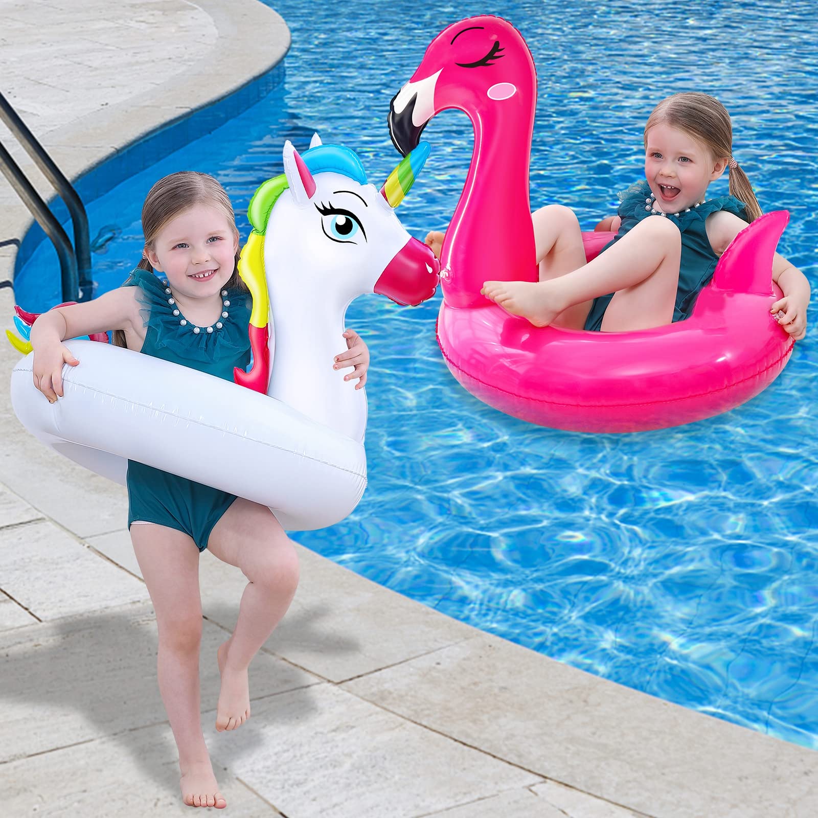 Kids pool floats set for summer pool party