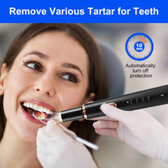 Replaceable heads two pointed two flat for teeth cleaning