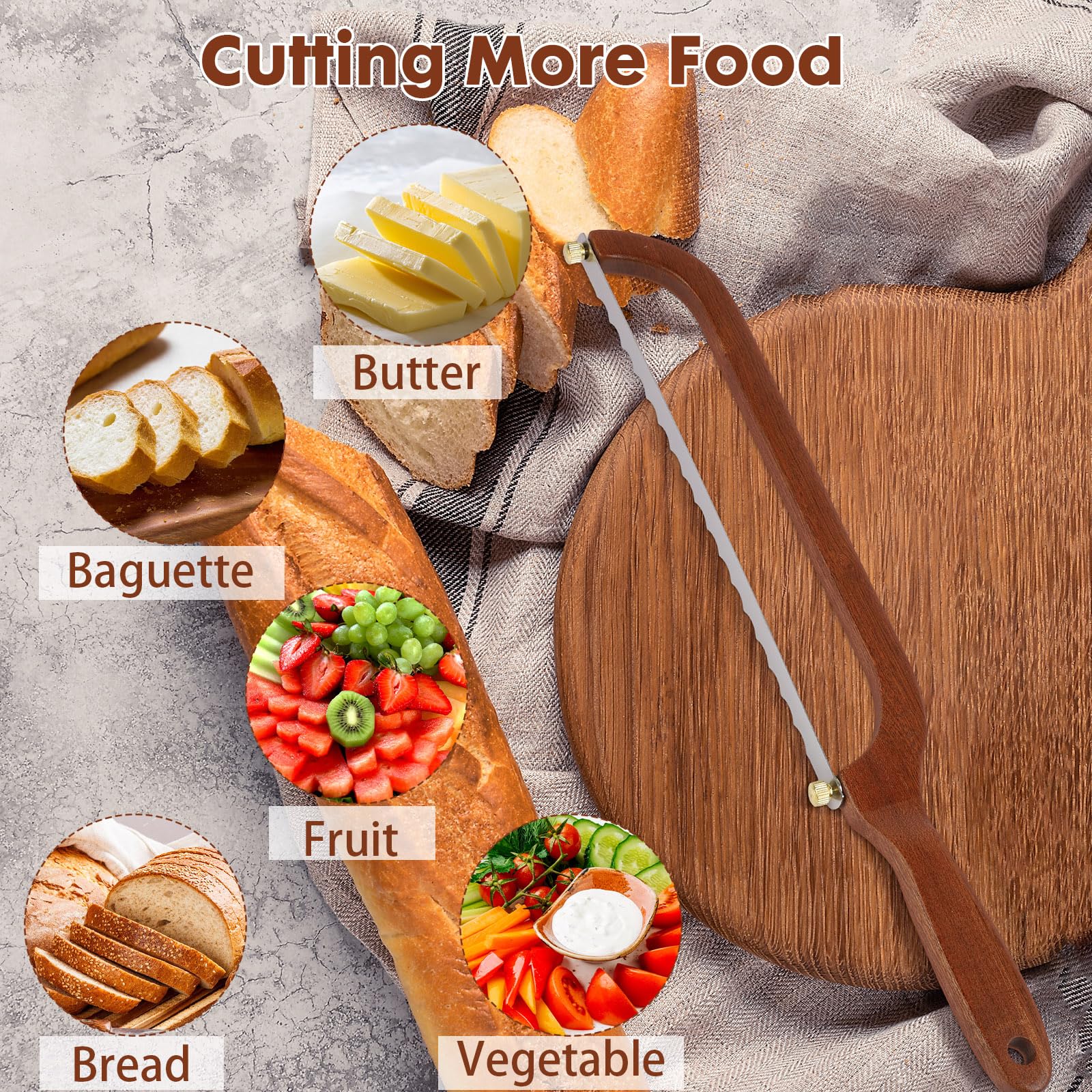 Replacement blade for bread knife