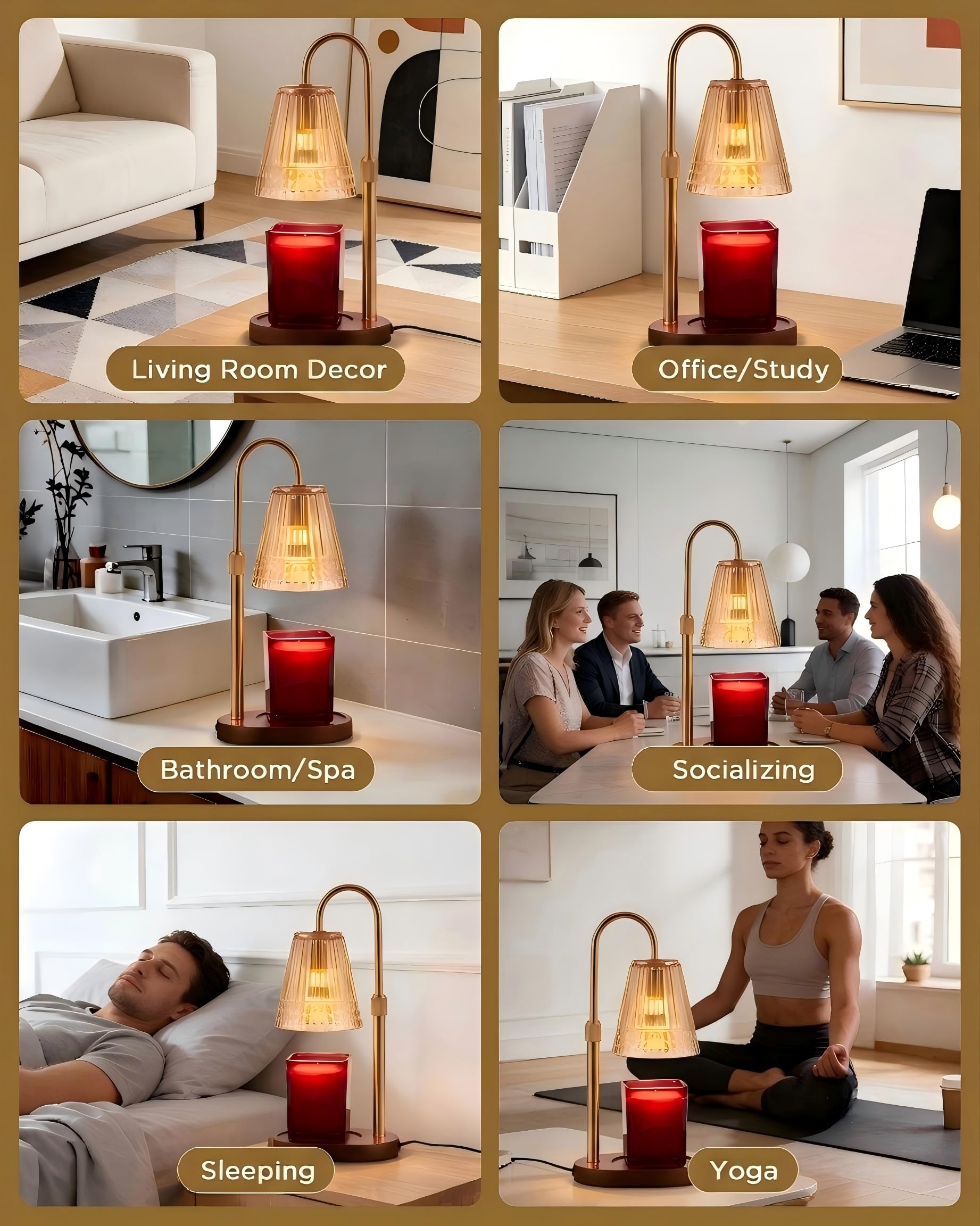 Note candle jars are not included with the package
