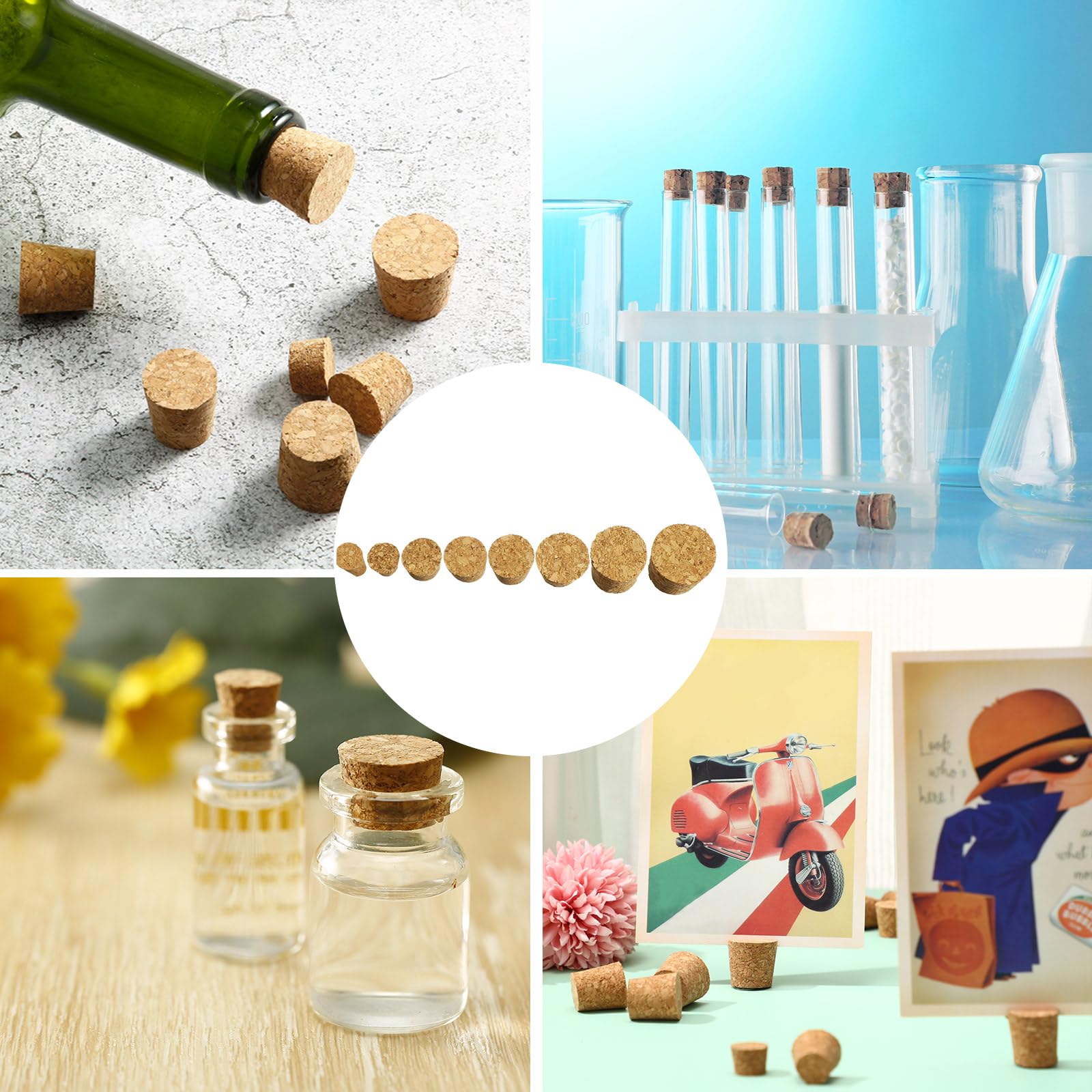replacement cork stoppers pack for bottles