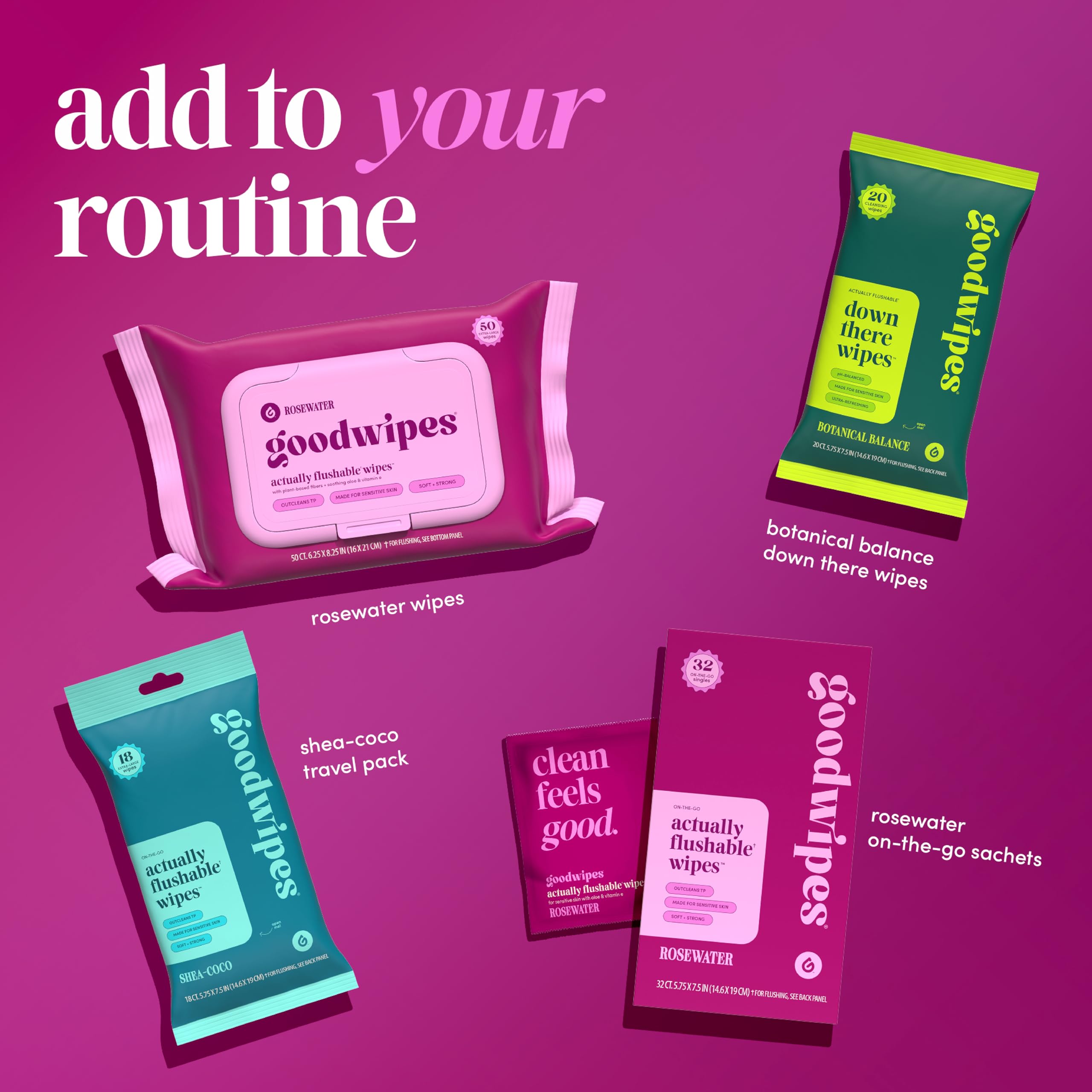 resealable travel packs goodwipes flushable wipes