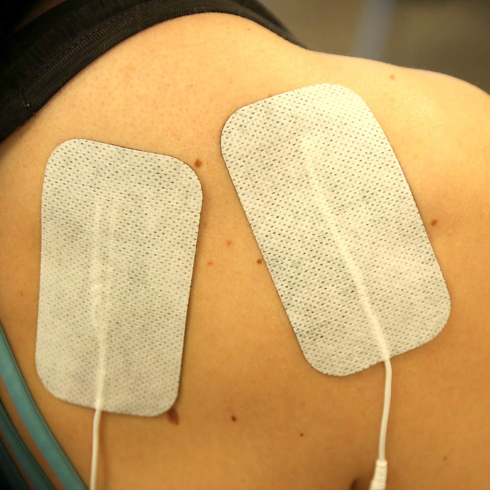 tens ems compatible electrode pads with reusable adhesive gel