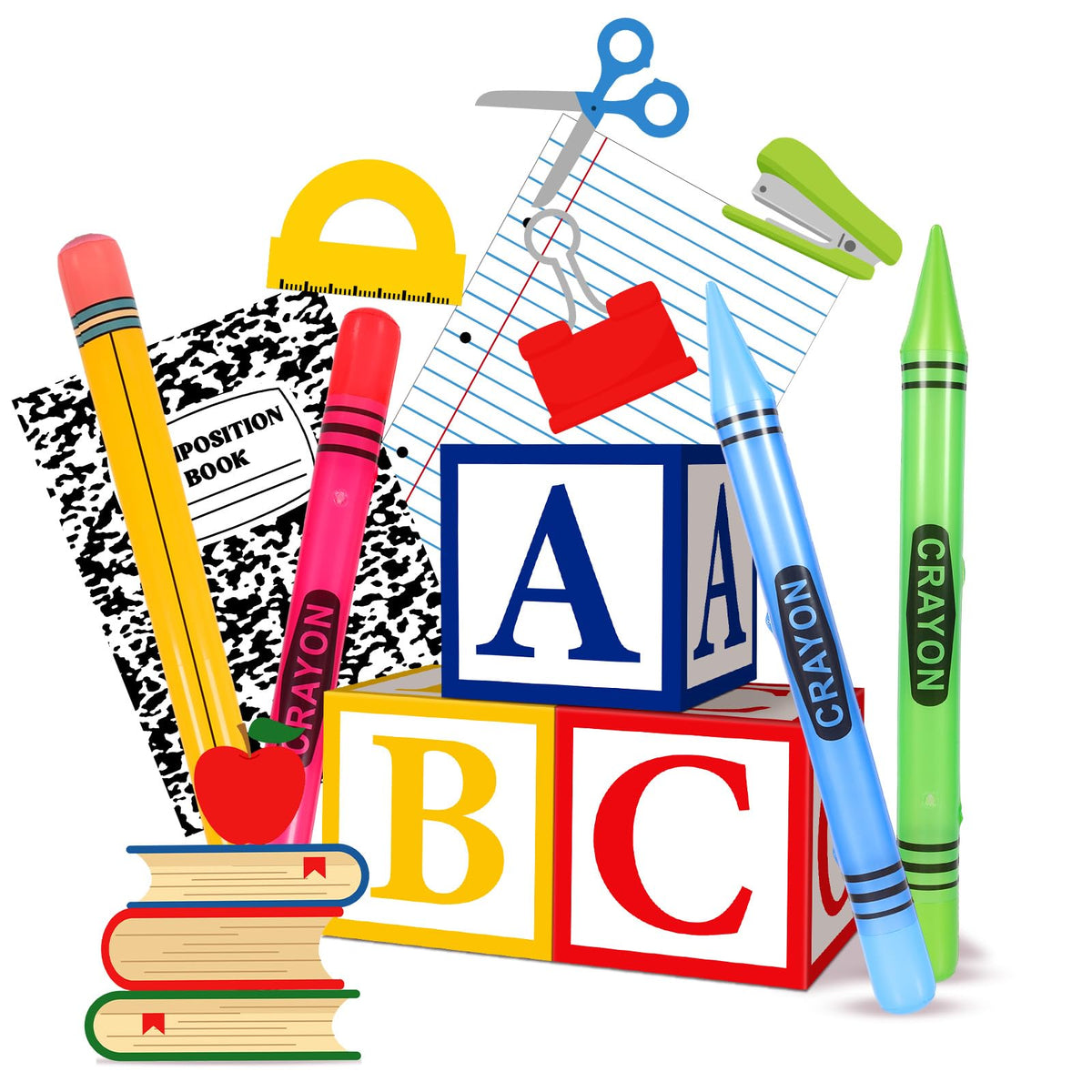 Resholder inflatable pencil back to school decoration for classrooms