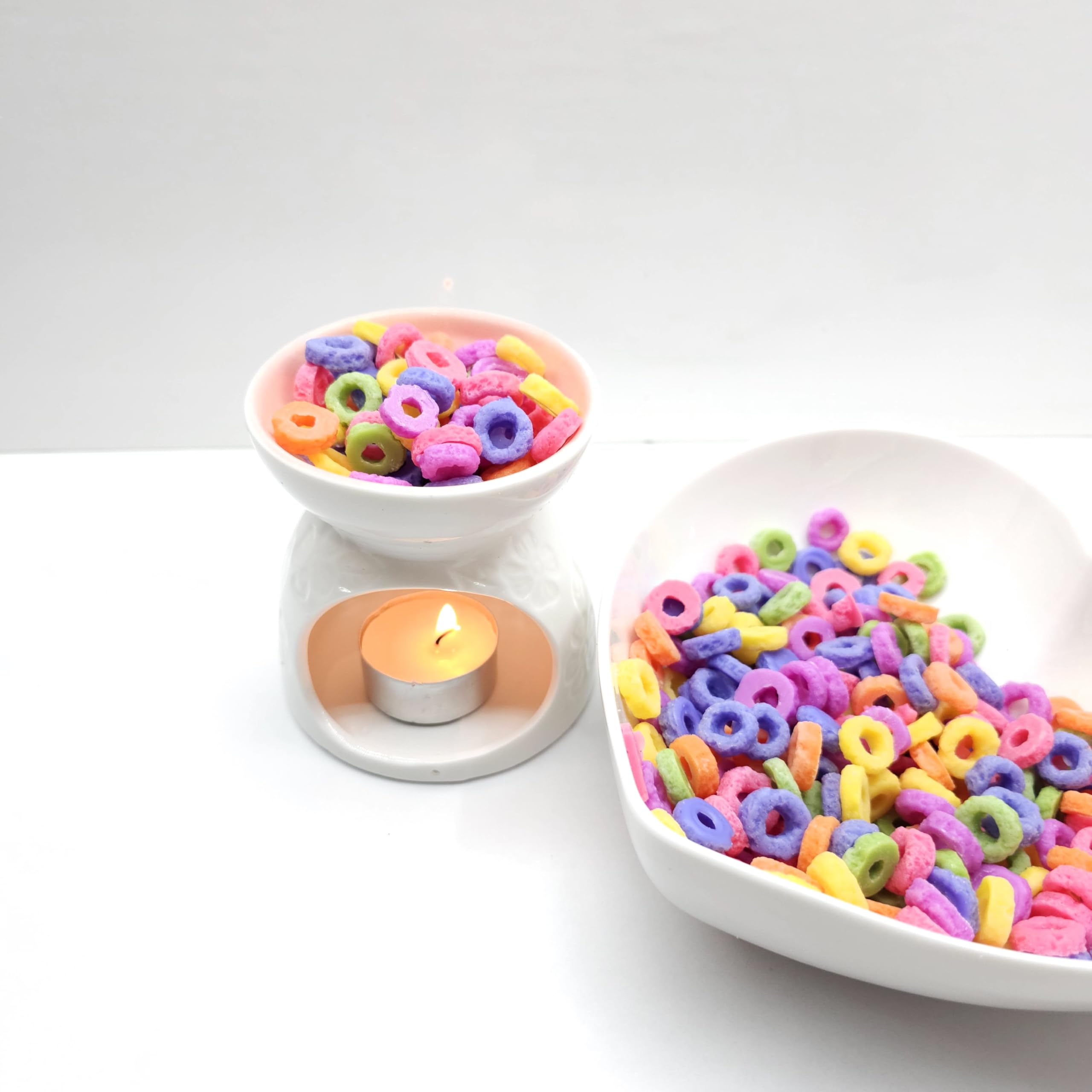 Candles and embeds created with 49 cavity silicone mold