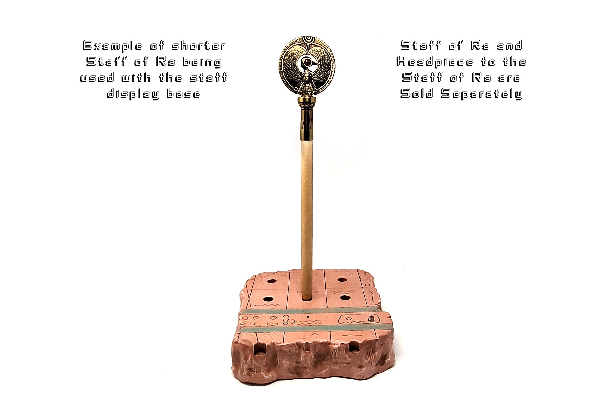 Weighted sandstone Tanis map room display base