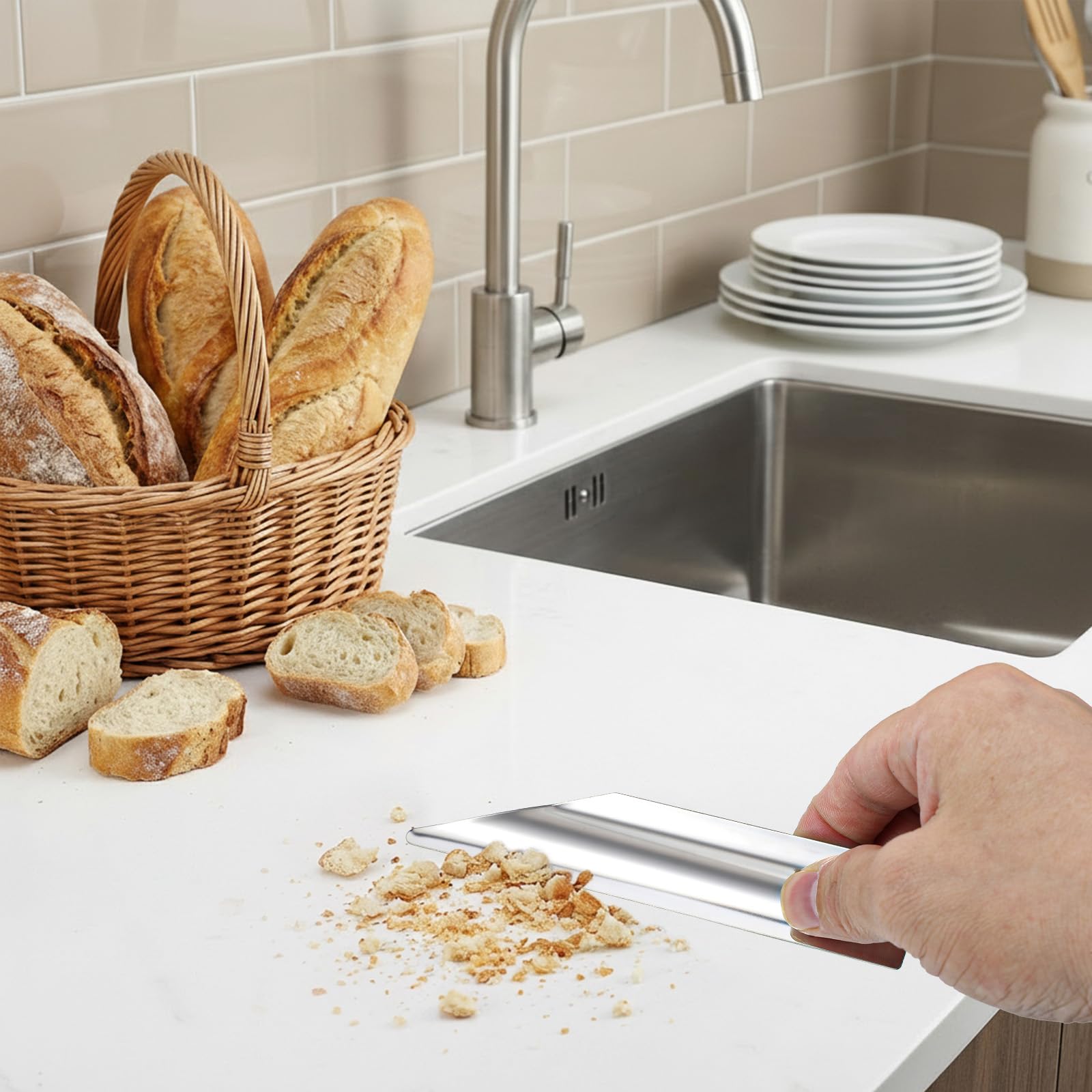 crumb sweeper for tables desks counters