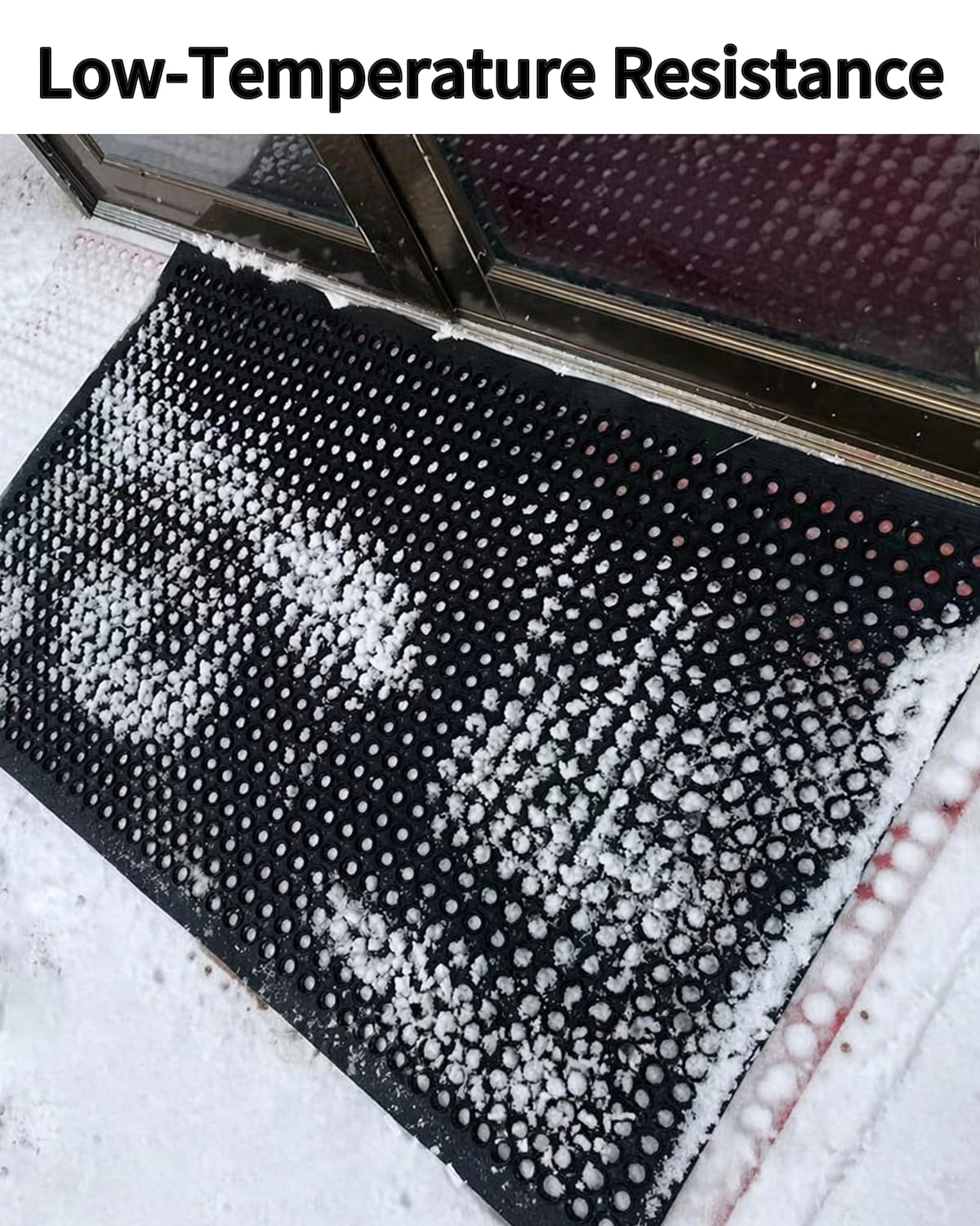 Commercial and residential outdoor rubber door mat