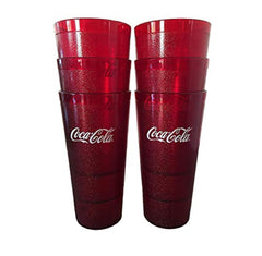 Restaurant Red Plastic Tumbler 16oz Pack of 6 image
