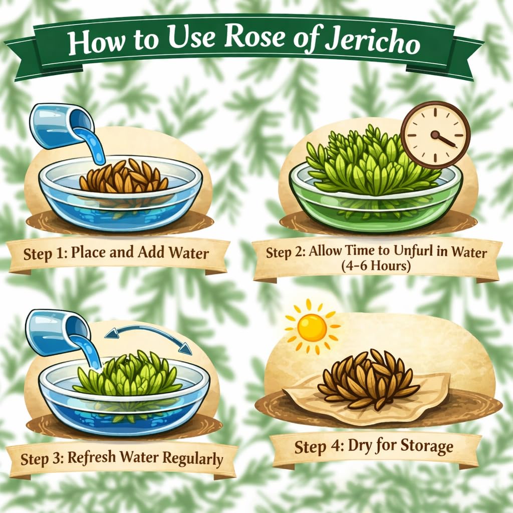 Jericho rose gift pack for plant lovers