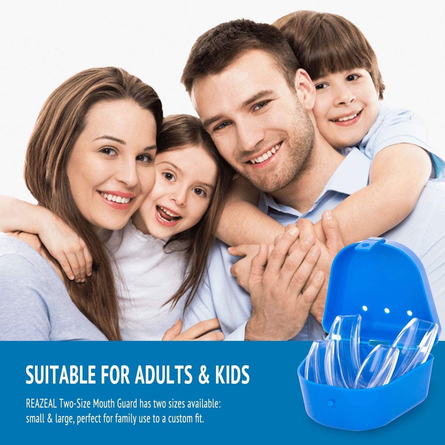 Mouth guard 8 packs packaging option