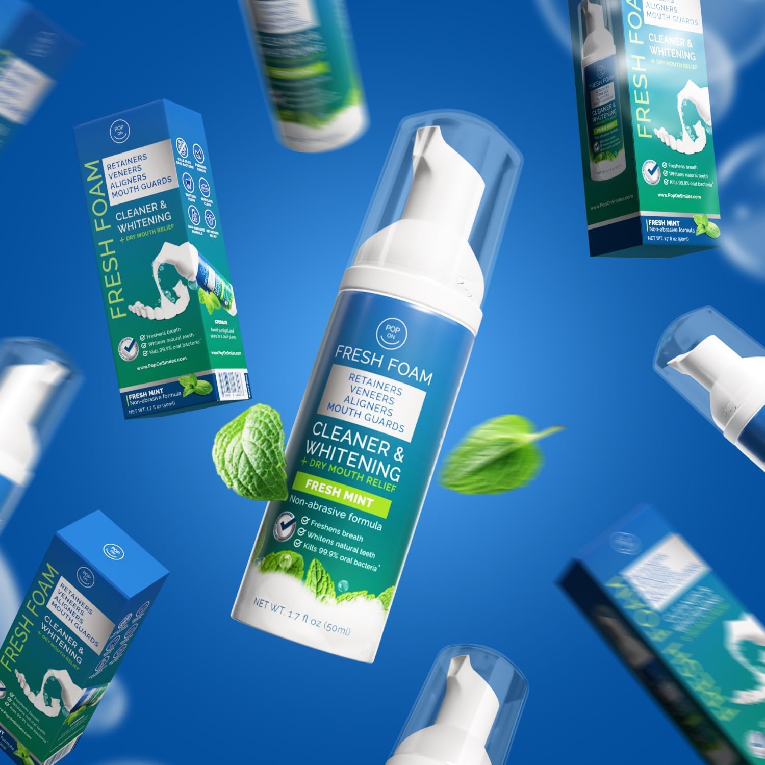 Retainer cleaner foam 50ml bottle