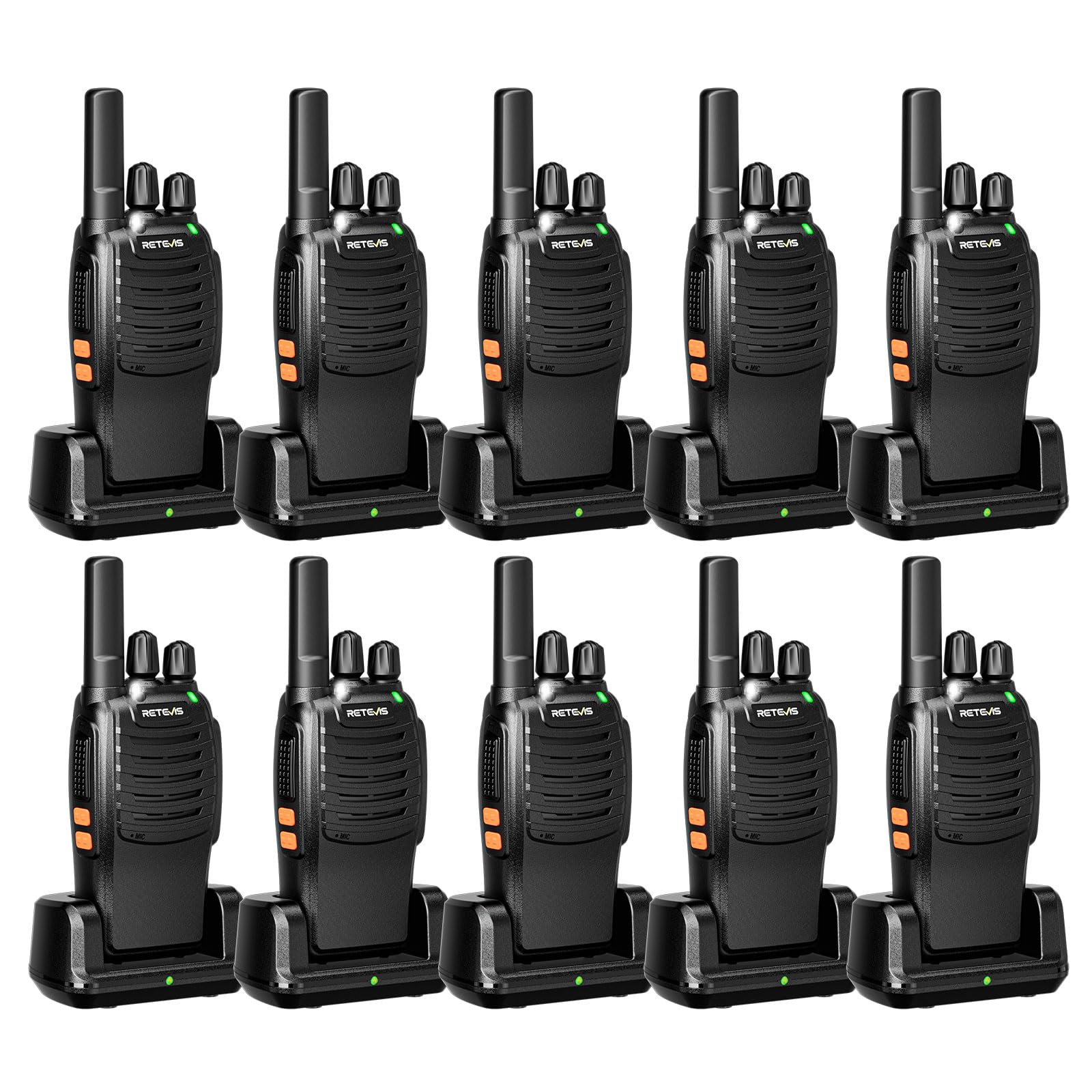 Front view of Retevis H777 walkie talkie product photo