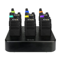 Retevis RT22 6 pack walkie talkie set packaging