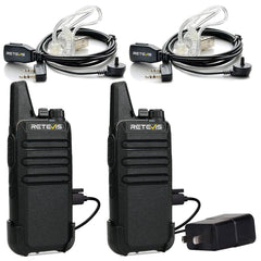 Retevis RT22 walkie talkies compact design