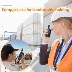 RT68 FRS license free radios compact design for easy handling