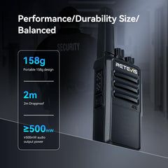 Retevis RT68 long range portable radios for teams