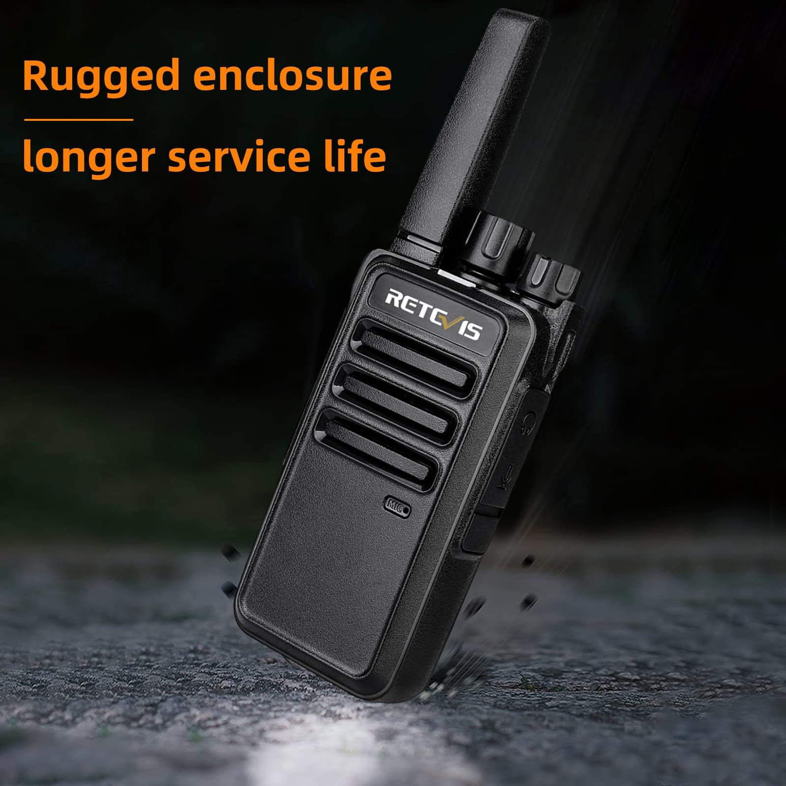 Two pack RT68 rugged radios for adults