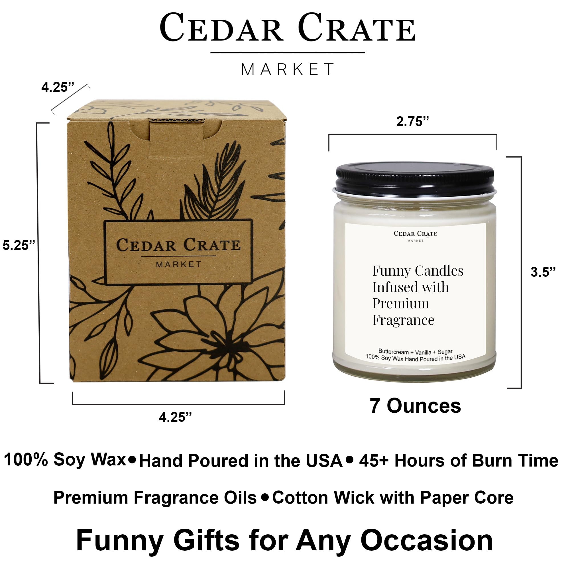 Retirement gift candle ready for gifting to coworkers or friends