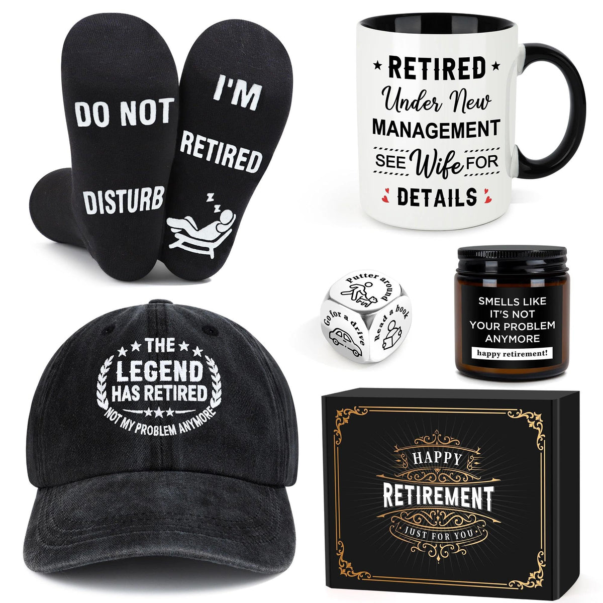 retirement gifts for men 2025 mug with humorous phrase