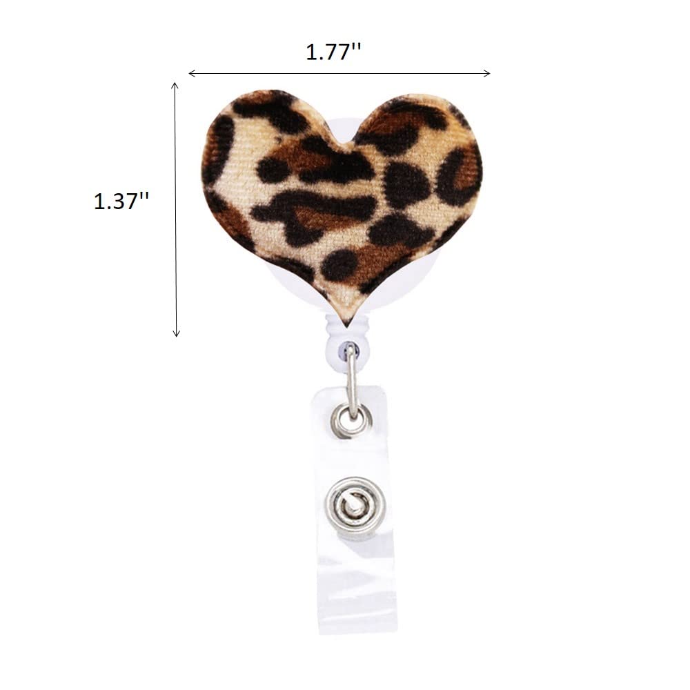 Retractable badge reel for nurses with name card holder
