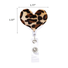Retractable badge reel for nurses with name card holder