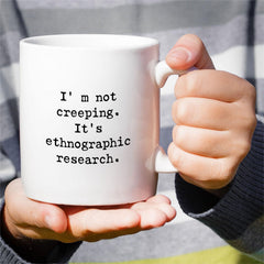 Large easy-grip handle 11 oz ceramic mug