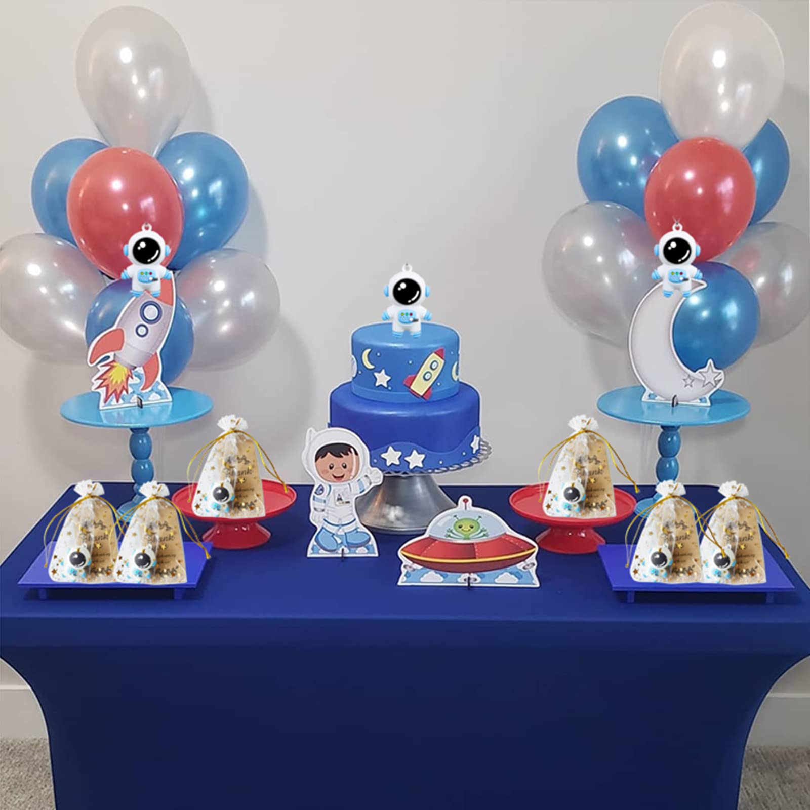 18 piece party favors set with keychains bags and tags