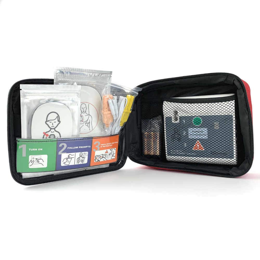 Three AA batteries for AED Trainer included