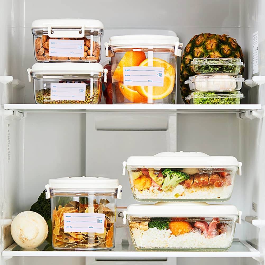 Kitchen organization labels for home and restaurant use