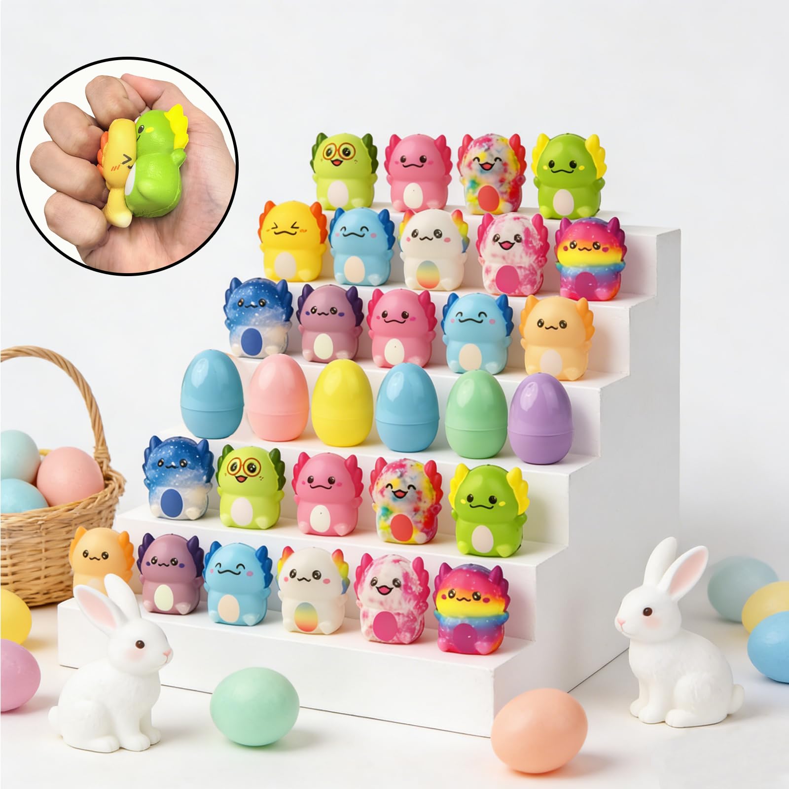 eggs that can be refilled with treats for reuse
