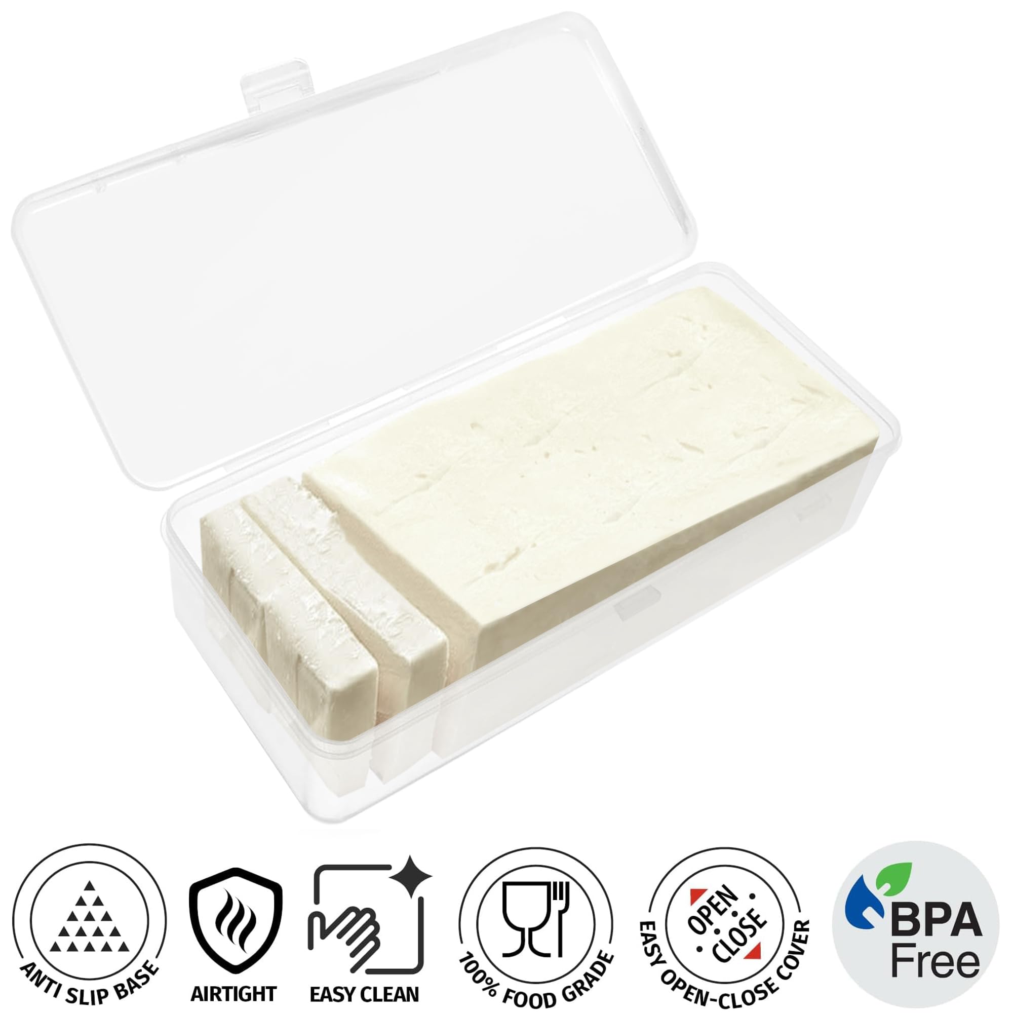 Dishwasher-safe Home-X cheese storage container