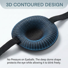 Soft breathable fabric eye patch reusable washable