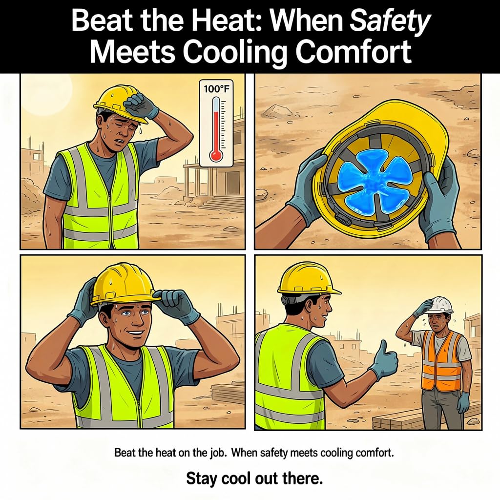 Two gel pads for helmets and caps
