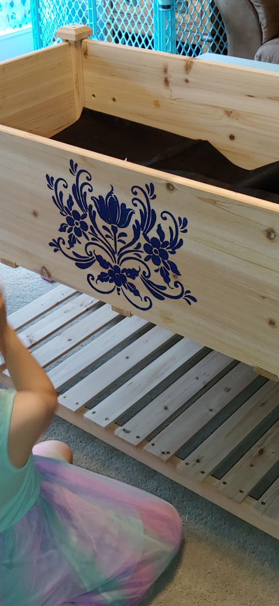 Reusable stencil for chalk paint acrylics spray paints fabric paints